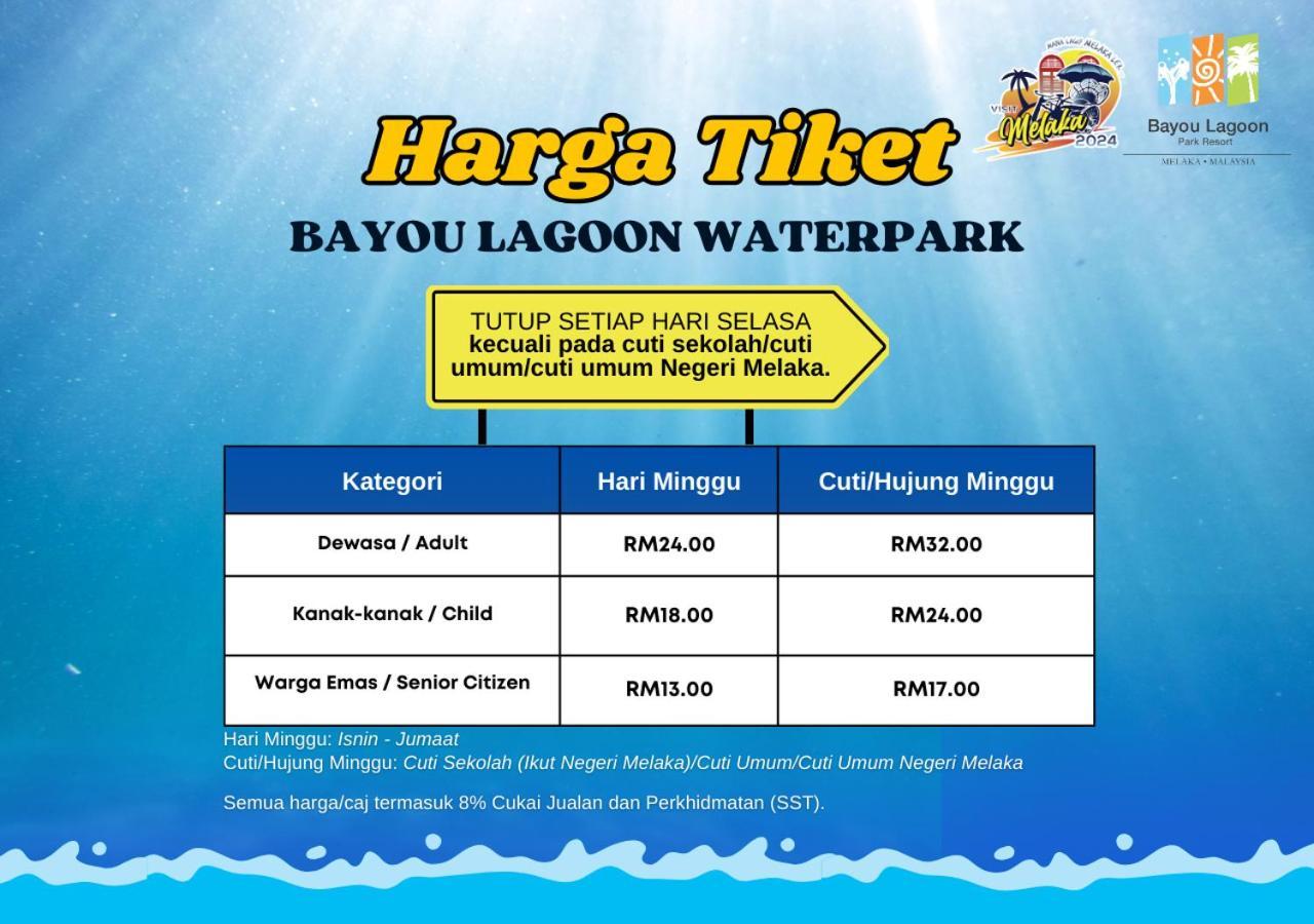 Bayou Lagoon Park Resort Malakka Dış mekan fotoğraf